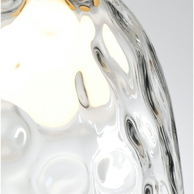 1 Light Bowl Shade Hanging Light Modern Style Glass Pendant Light for Dinning Room