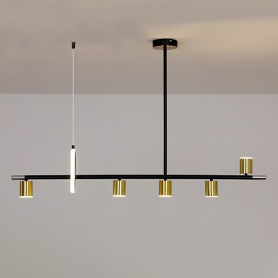 6 Lights Modern Pendant Lighting Fixtures LED Lights Minimalism Island Pendant Chandelier