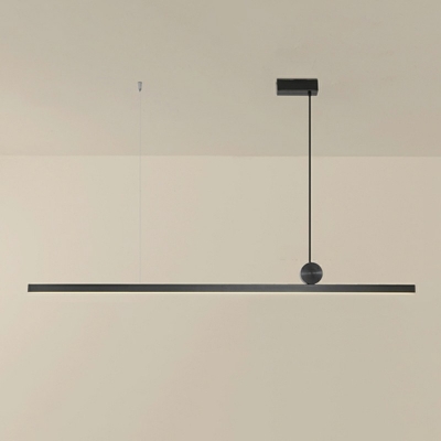 Contemporary Slim ​Pendant Lighting fixtures Linear Chandelier
