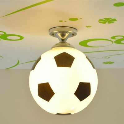 Creative Football Shape Decorative Ceiling Light for Children's Bedroom