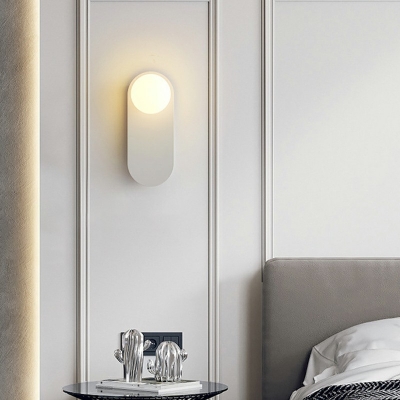 Creative Metal Glass Decorative Wall Sconce for Hallway Bedside and Corridor