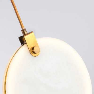 Industrial-Style Ring Pendants Light Vintage American Ceiling Light Retro 1 Light for Bedroom
