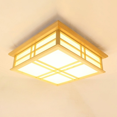 Modern Flush Ceiling Light Fixture Wood Flush Ceiling Lights for Dining Room