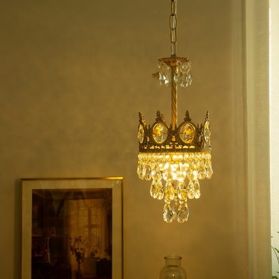 Modern Pendant Lighting Fixtures Crystal Hanging Light Fixtures for Bedroom Living Room