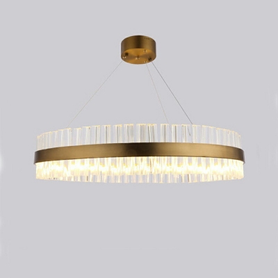 Modern Style Hanging Lights Crystal Hanging Lamp Kit for Living Room Bedroom Dining Room