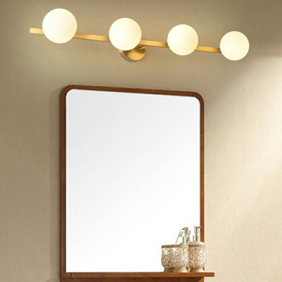 Modern Vanity Lighting 4 Light Linear Led Vanity Light Strip for Bathroom