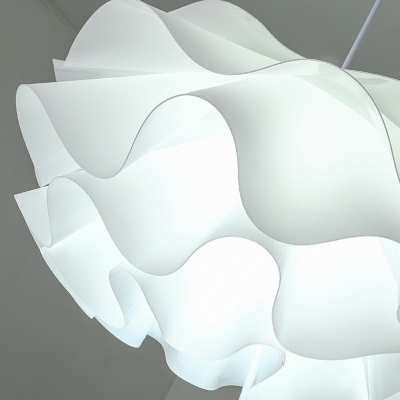 1-Light Pendant Lighting Modern Style Flower Shape Metal Hanging Ceiling Lights