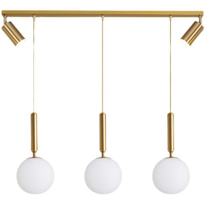 5 Lights Chandelier Lighting Fixtures Modern Gold Minimalism Hanging Pendant Lights