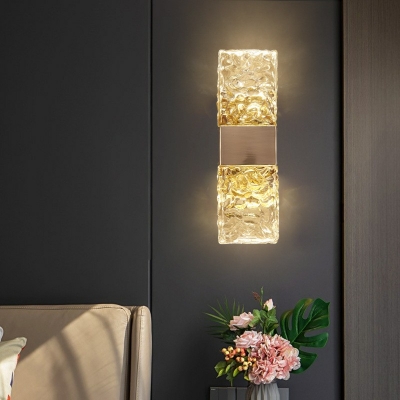 Creative Crystal Metal Decorative Wall Sconce for Hotel and Bedroom Bedside