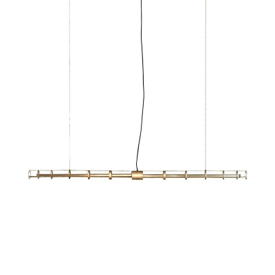 Minimalist Stainless-Steel Chandelier Lighting Fixtures Minimalism Hanging Pendant Lamp