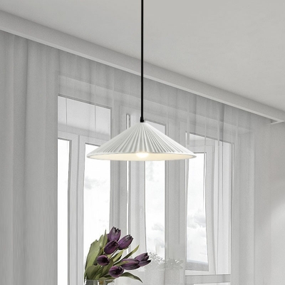 Nordic Style LED Pendant Light Modern and Simple Macaron Resin Hanging Light for Bedside