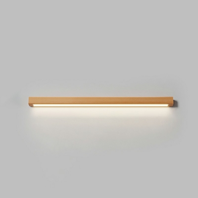 Nordic Style LED Wall Sconce Modern Style Minimalism Wood Acrylic Wall Light for Bedside