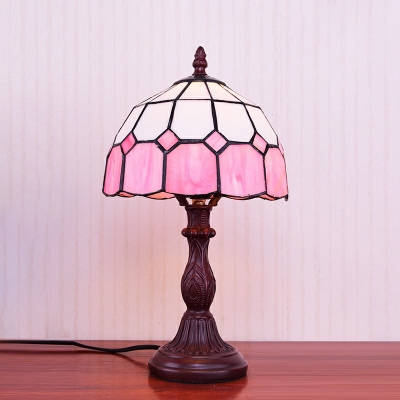 Tiffany Style Night Table Lamps 1 Light Table Lamp for Bedroom Living Room