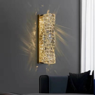 Creative Warm Crystal Decorative Wall Lamp for Bedside Corridor and Stair