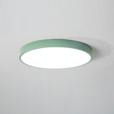 Nordic Style LED Celling Light Modern Style Macaron Flushmount Light for Bedroom