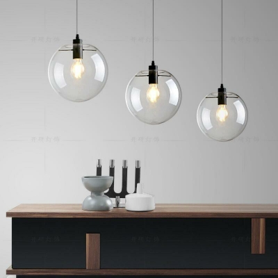 Bubble Ball Glass Chandelier Contemporary ​Hanging Ceiling Light