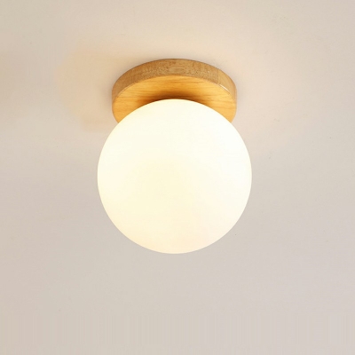 Contemporary Glass Flush Mount Ceiling Light Fixture Pendant Lights for Corridor Bedroom