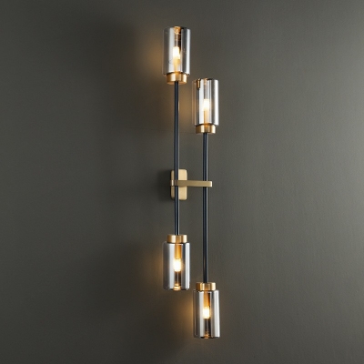 Creative Glass 4 Lights Wall Sconce Light for Hall Corridor and Bedroom