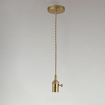 Industrial Metal Ceiling Pendant Light without Bulb Farm Style Hanging Lamp