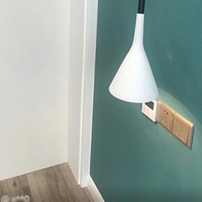 Modern Simple Hanging Light Kit Multi-Color Suspension Pendant Light for Living Room Bedroom