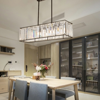 Modern Style Chandelier Lighting Fixtures Crystal Hanging Chandelier for Dining Room