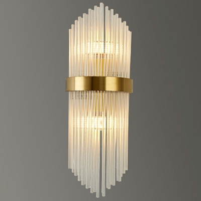 Postmodern Style Wall Mount Light Crystal Flush Mount Wall Sconce for Bedroom Dining Room