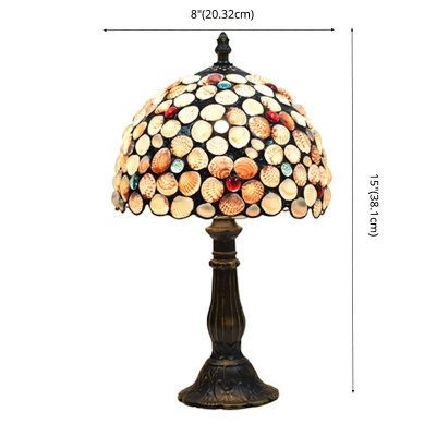 Tiffany Style Table Lamp 1 Head Nights and Lamp for Living Room Bedroom