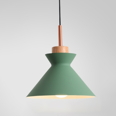 1 Light Dome Shade Hanging Light Modern Style Metal Pendant Light for Living Room