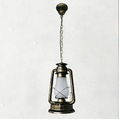 1 Light Industrial Pendants Light Fixtures Vintage Hanging Ceiling Light for Living Room