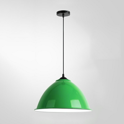 Industrial Pendant Lighting Dome Shaped Aluminum Hanging Ceiling Lamp