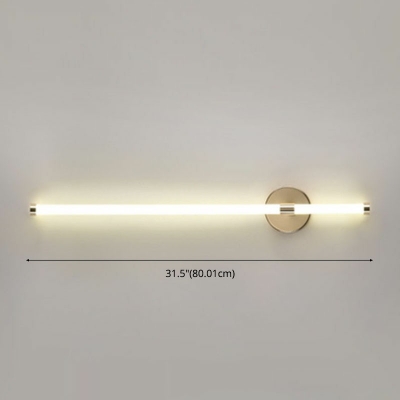 Minimalist Wall Mounted Light Linear Wall Mount Light Fixture for Bedroom Living Room
