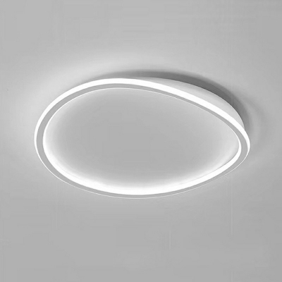 Modern and Simple Flushmount Light Minimalism Style Nordic Style Metal Acrylic Celling Light for Bedroom