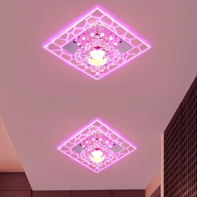 Modern Ceiling Lamp Crystal Ceiling Fixture for Corridor Living Room Opening 1.9
