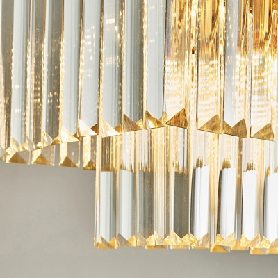 Modern Hanging Chandelier Crystal Chandelier Lighting Fixtures for Living Room Dining Room
