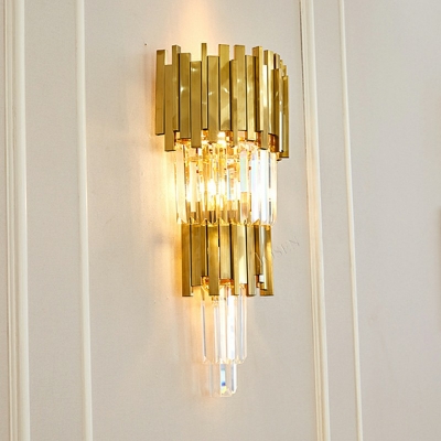 Postmodern Style Wall Mounted Light Lamps Crystal Wall Sconce for Dining Room