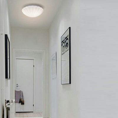 Ultra-Modern Glass Flush Mount Ceiling Lamp Flush Mount Fixture for Bedroom Living Room