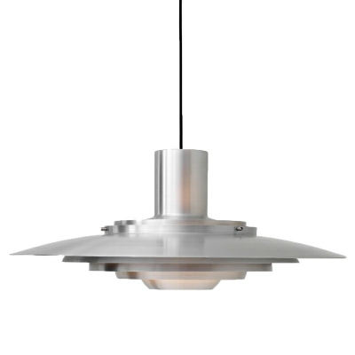 1-Light Pendant Ceiling Lights Modern Style Tiered ​Shape Metal Hanging Lamp Kit