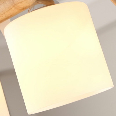 3-Light Pendant Light Kit Minimal Style Geometric Shape Glass Island Chandelier