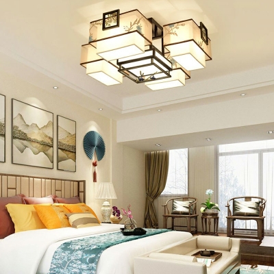 Creative Fabric Decorative Ceiling Light 5 Lights for Hallway and Bedroom