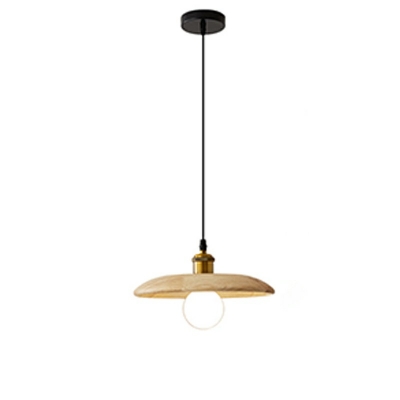 Japanese Style LED Pendant Light Modern Style Minimalism Wood Hanging Light for Dinning Room
