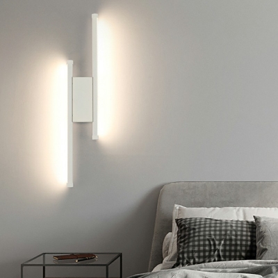 Minimalist Wall Light Sconce Line Shape Wall Mounted Light Fixture for Bedroom