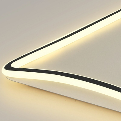 Modern Style LED Flushmount Light Nordic Style Minimalism Metal Acrylic Celling Light for Bedroom