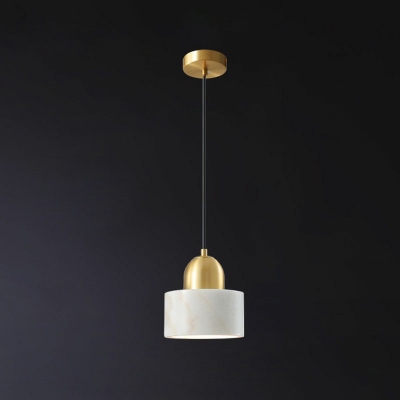 Modern Style LED Pendant Light Minimalism Style Stone Hanging Light for Bedside