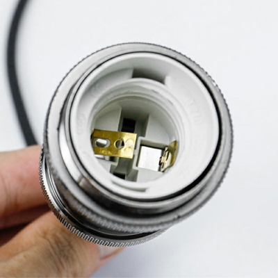 Single Bulb Pendant Restoration Hammered Metal Pendant Light