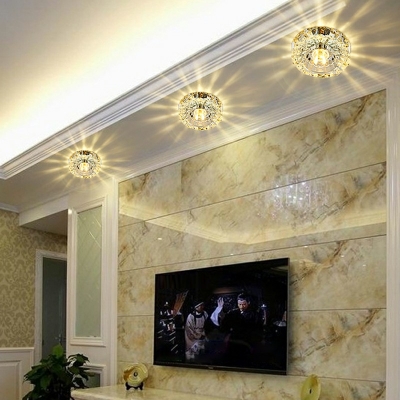 Modern Ceiling Light Fixtures Crystal Ceiling Lighting for Corridor Opening 1.9