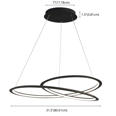 Modern Style Suspension Pendant Light Pendant Light Fixtures for Dining Room Living Room