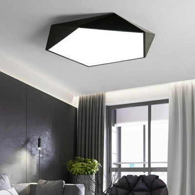 Contemporary Flush Ceiling Lights Macaron Flush Ceiling Light Fixture for Bedroom