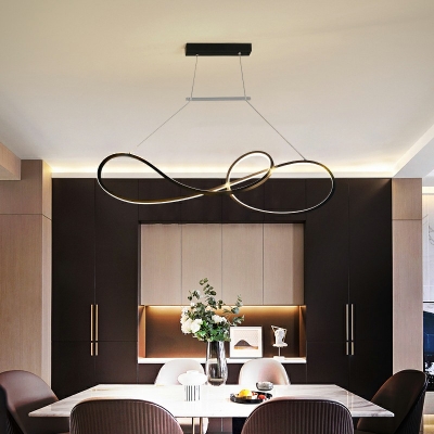 Modern Style Hanging Lights Minimalist Chandelier for Living Room Dining Room