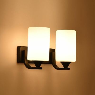 Modern Warm Glass Decorative Wall Lamp for Bedroom Corridor and Hallway