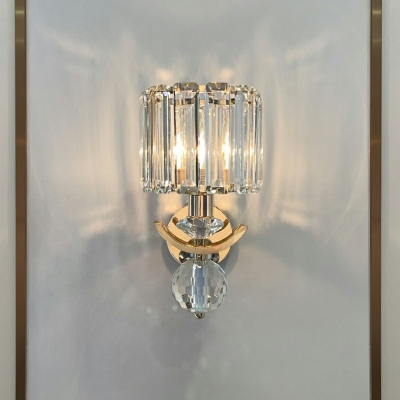 Postmodern Style Wall Sconce Crystal Wall Mounted Light for Living Room Dining Room